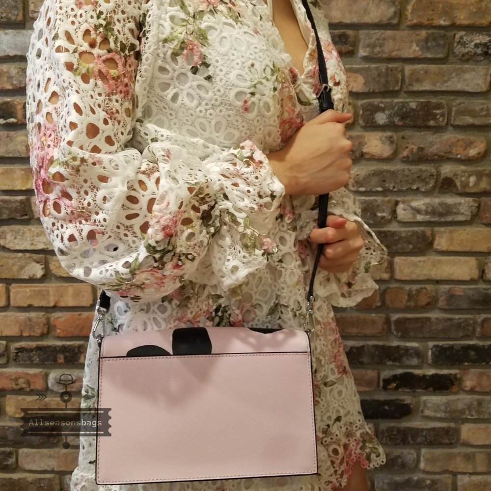 Kate spade convertible crossbody grand flora pink - Picture 4 of 10